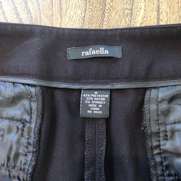 Rafaella  Black Trousers Size 8 - Picture 4 of 4